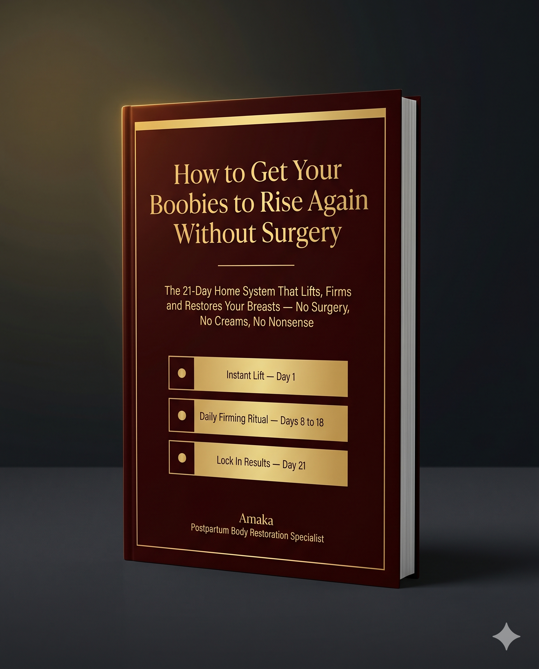 How to Get Your Boobies to Rise Again Without Surgery — Product Mockup